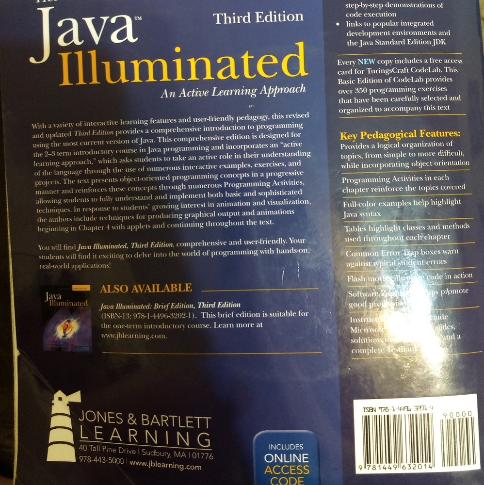 Java Illuminated Textbook - Picture 3 of 3